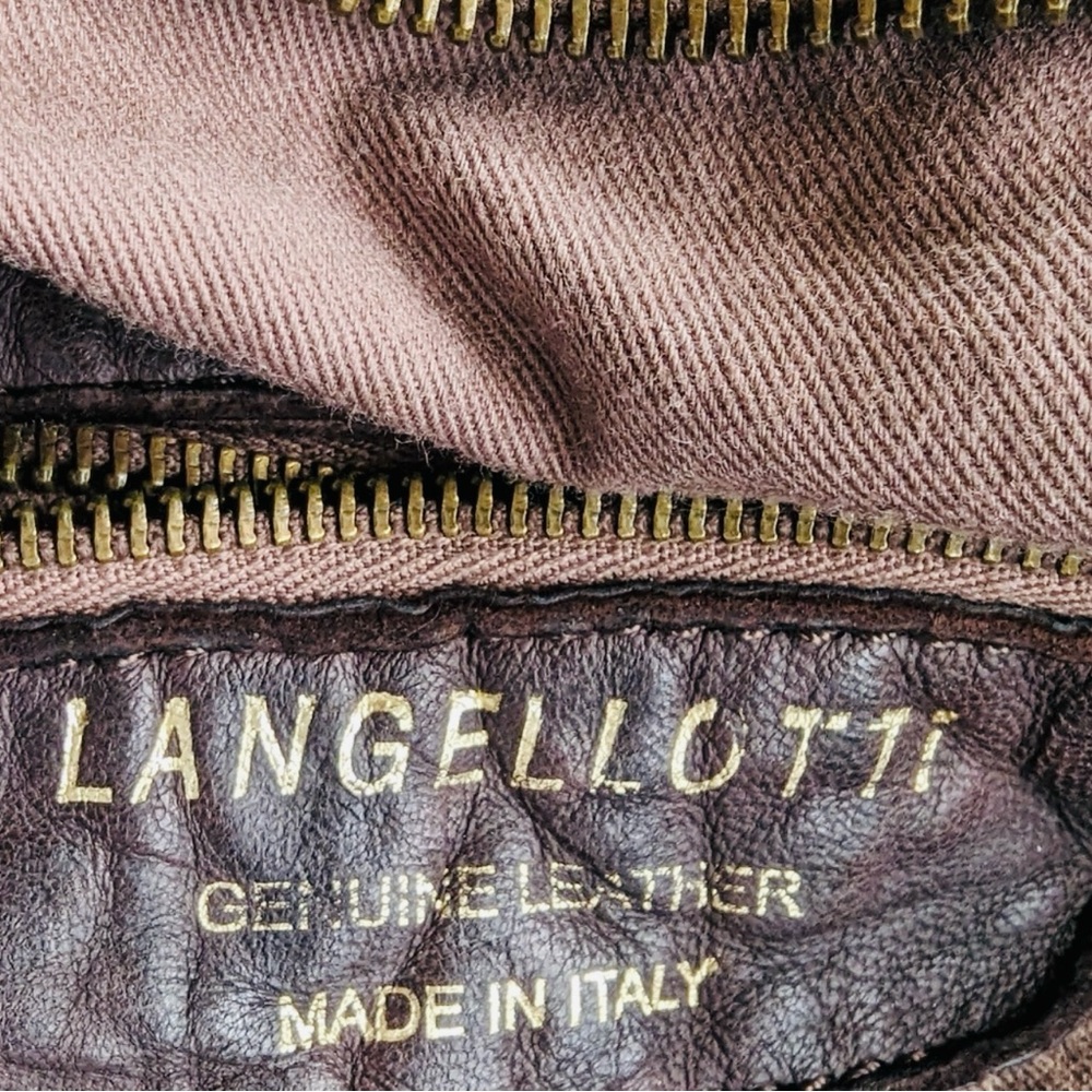 Langellotti Italian Woven Leather Bag
